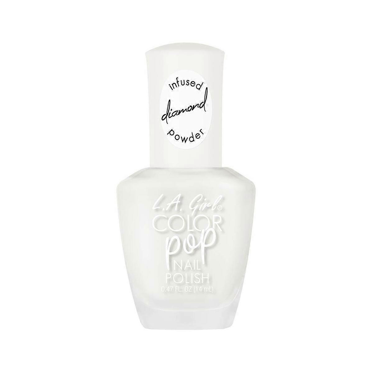 L.a. Girl 彩色指甲油，白色 - 0.47 液量盎司