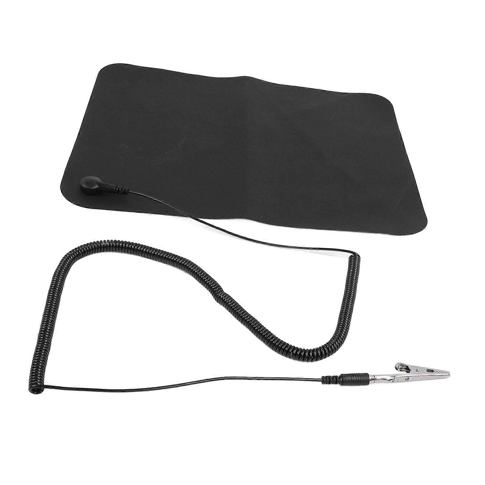 Grounding Mouse Pad Computer Parts Earthing Mat Reduce Static Electricity 25x30cm 