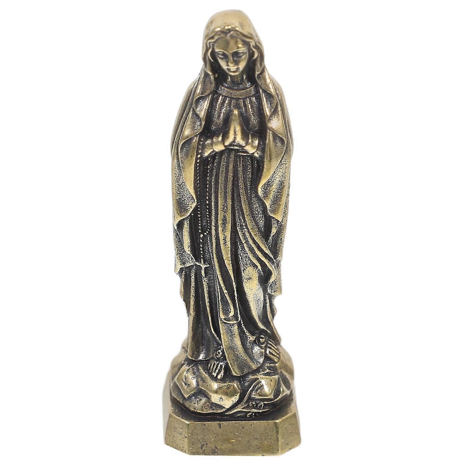 Brass Virgin Figure, Lightweight and Functional for Everyday Use, Artistic Touch