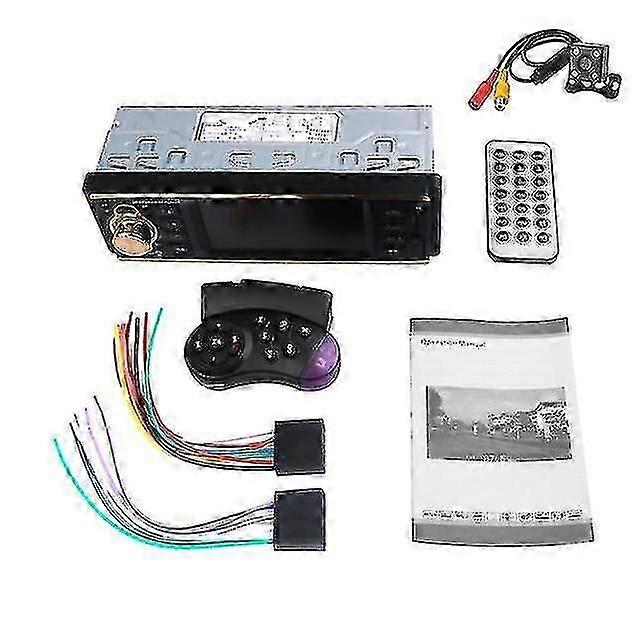 1 Din 4quot; Car Radio Stereo Bluetooth Autoradio Mp5 Hd Auto Video Player Mp3 Usb Tf Aux In-dash Multimedia Connector Android