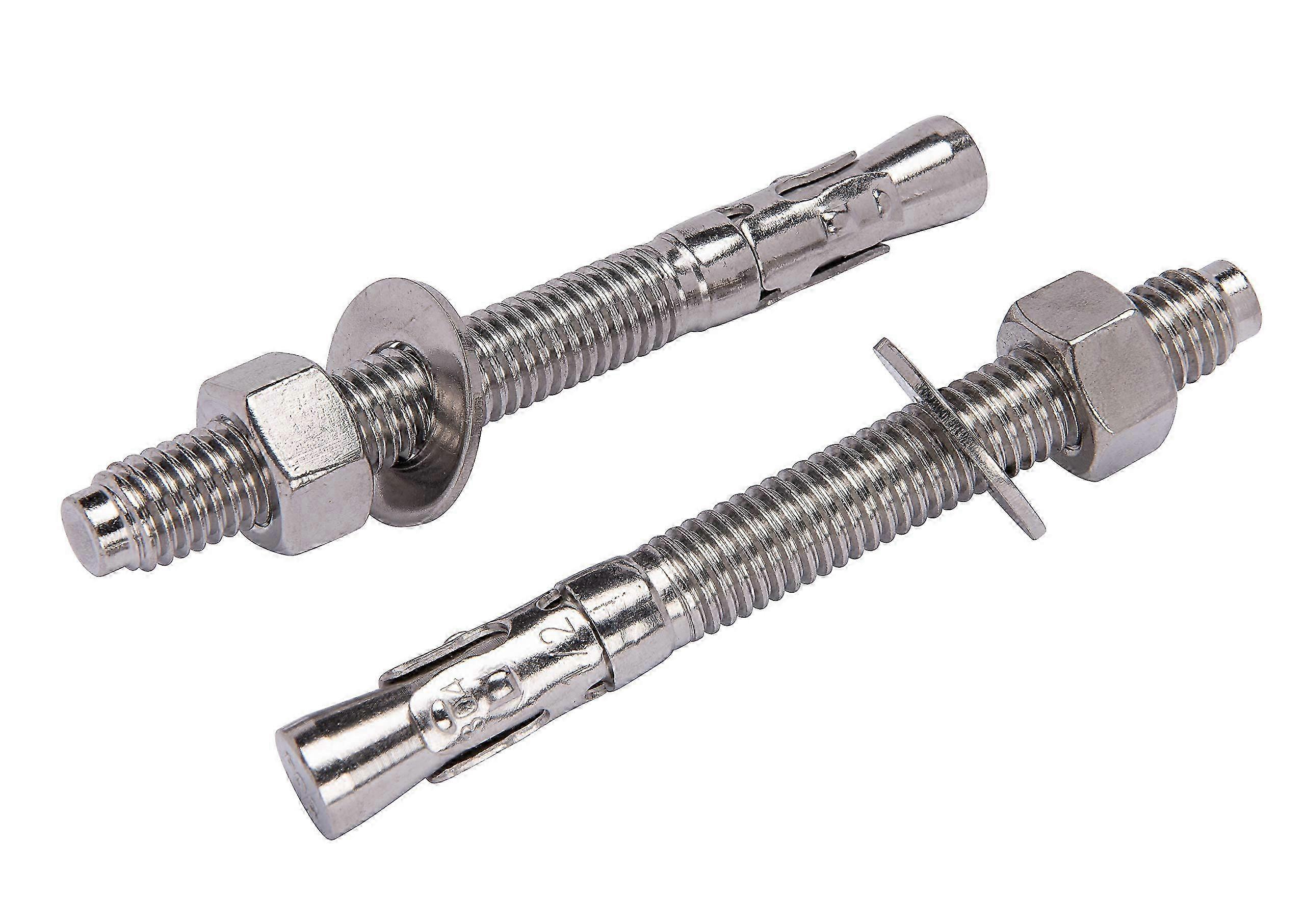 1/2' X 4-1/2' Wedge Anchor (5 pcs) Includes 18-8 stainless steel corrosion resistant washers and nuts, select size 2025