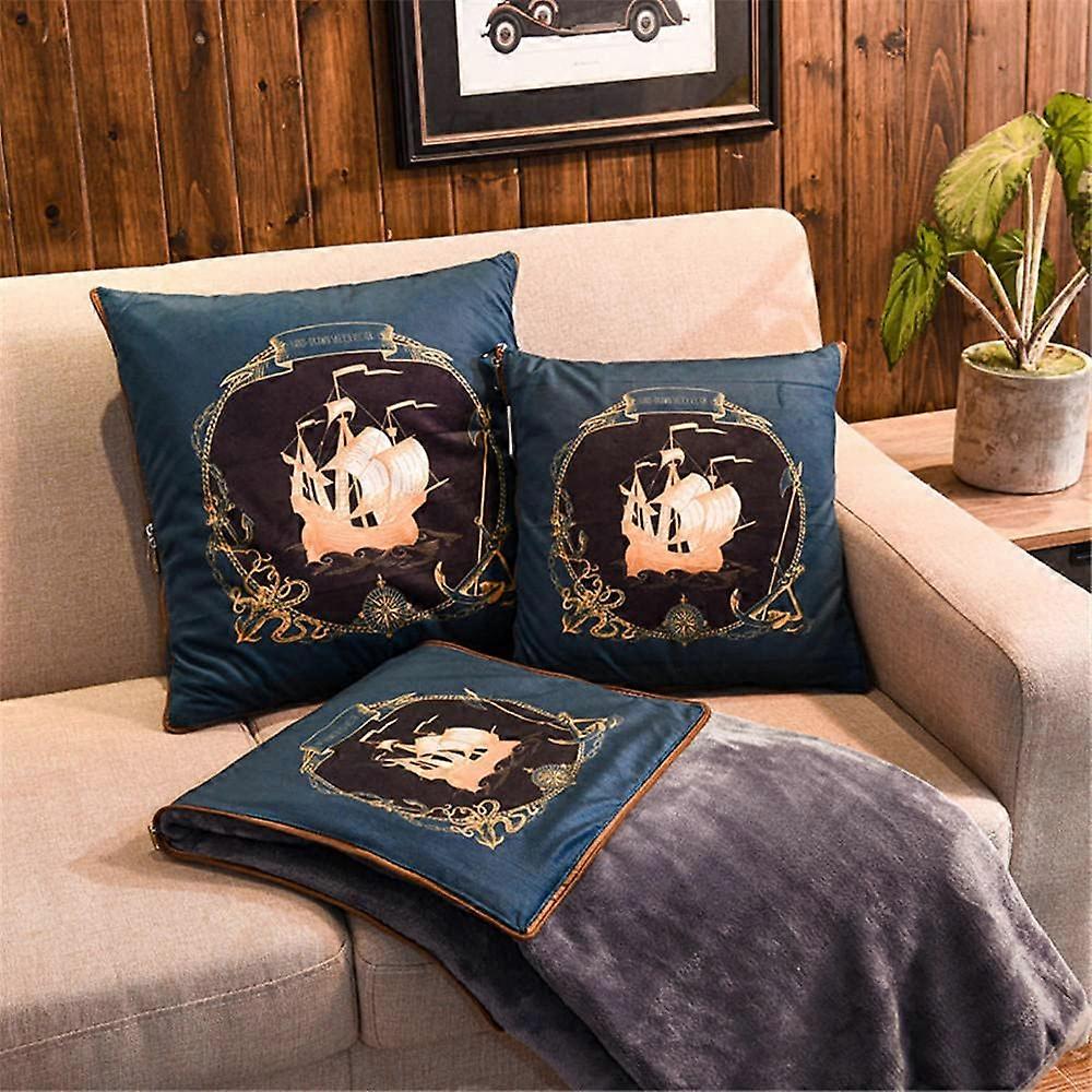 Cushion Blanket 2 in 1 Travel Blanket Cushion Quilt Multifunctional Pillow Ref: 9530