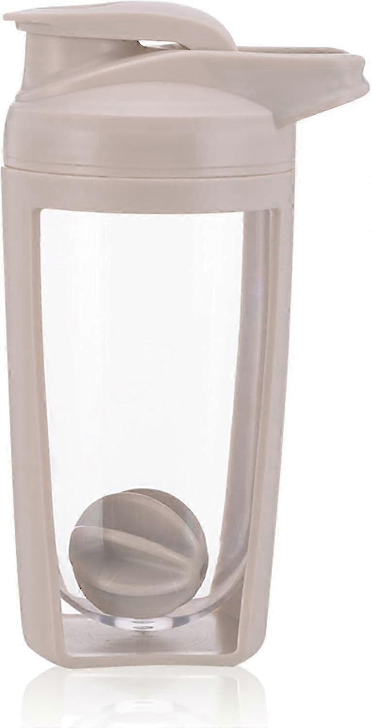 プロテインシェーカーボトル650ml、BPAフリー漏れ防止、プロテインパウダー用ミキサーボール付き