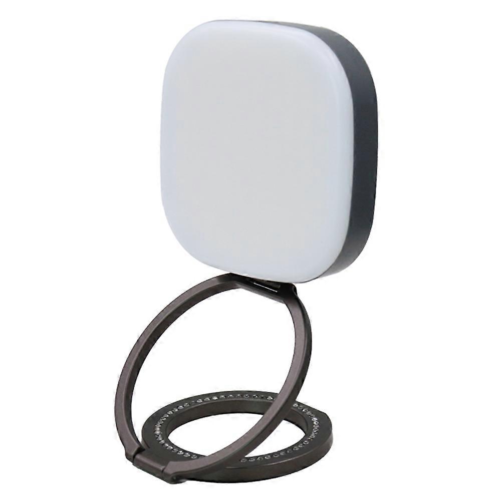 AL80 Magnetic Selfie Ring Light 360 Degree Rotatable Portable 128-LED Fill Lamp for Live Streaming
