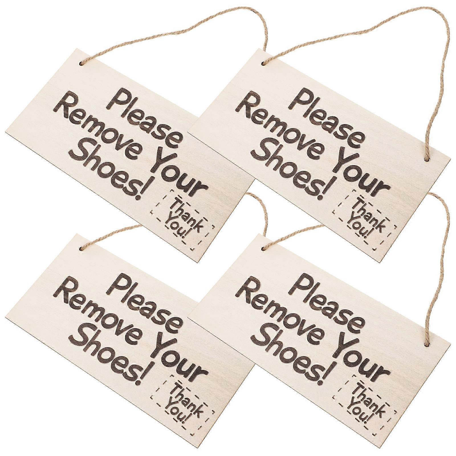 Door Sign for Shoes, Versatile Decor Suitable for Various Occasions