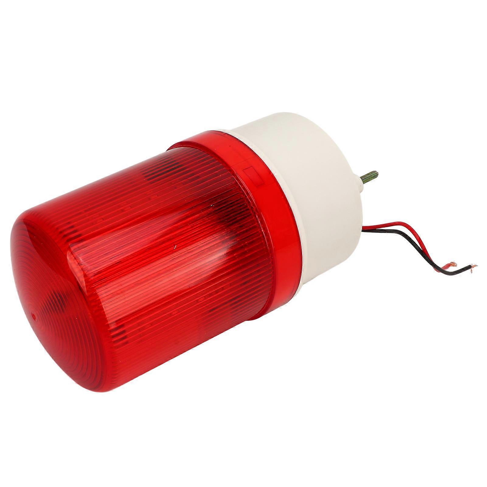 LED Rotating Strobe 120dB Sound Light Alarm ABS IP54 Warning Lamp for Indoor Outdoor 220V 