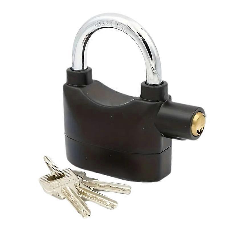 110db Alarmed Padlock Long/Short Heavy Duty Weatherproof Shackle Padlock