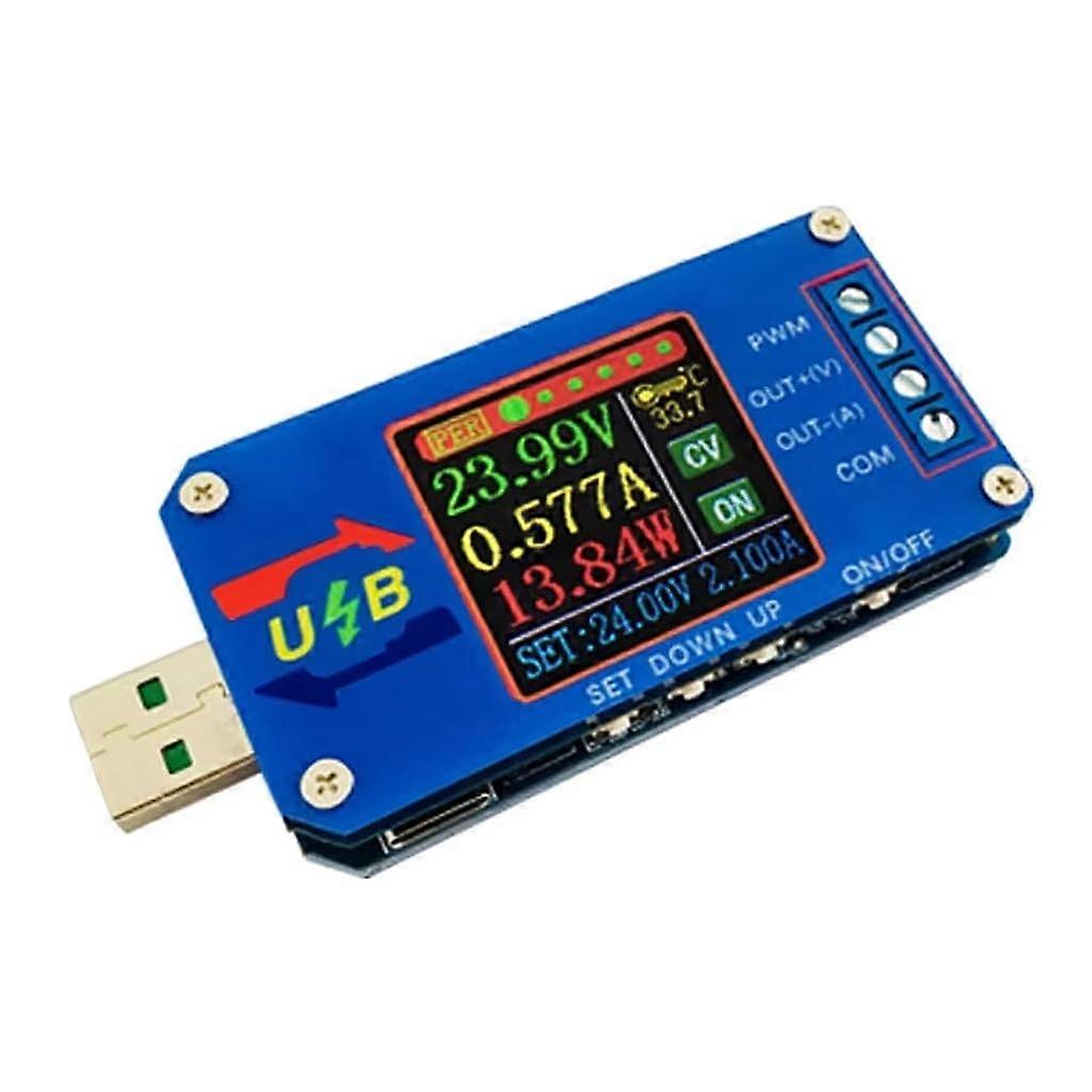 USB Voltage Regulator 5 V to 12 V Voltmeter Ammeter Coulomb Meter Signal Generator with Digital Display for Projects