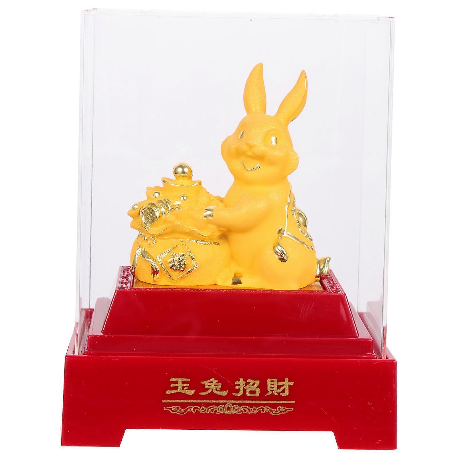 Zodiac Rabbit Decor Tabletop Display Plastic 12.5X9X16CM 1Set