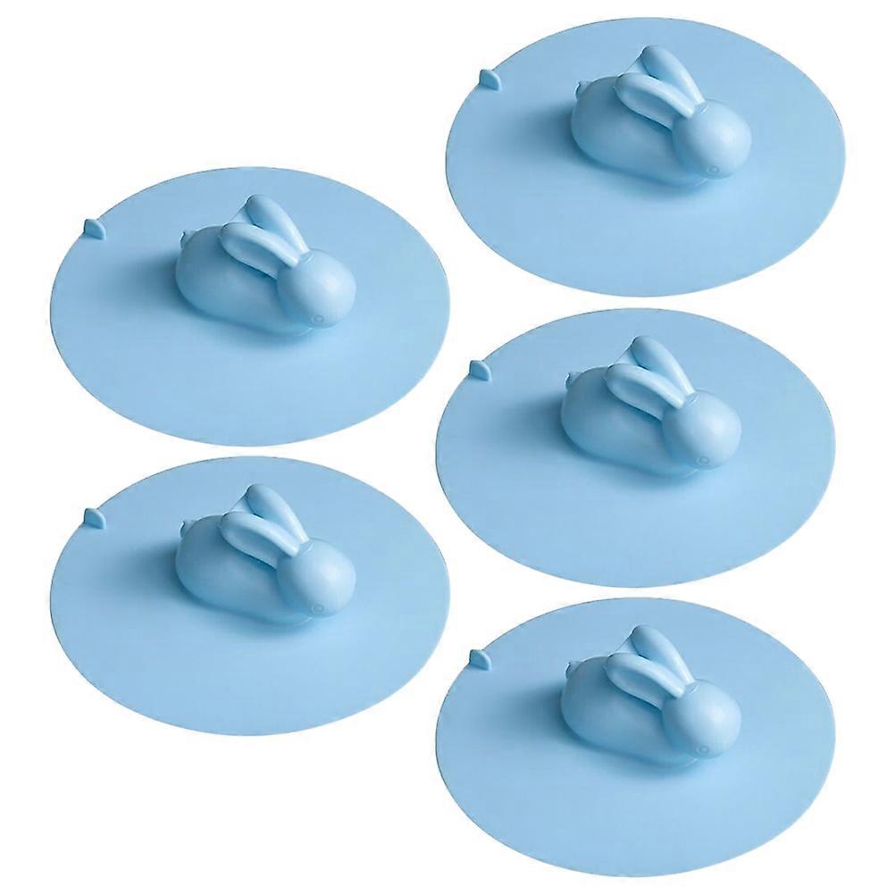 Bathroom Sink Strainers Silicone S Size Odor Blocking Insect Blocking 5Pcs