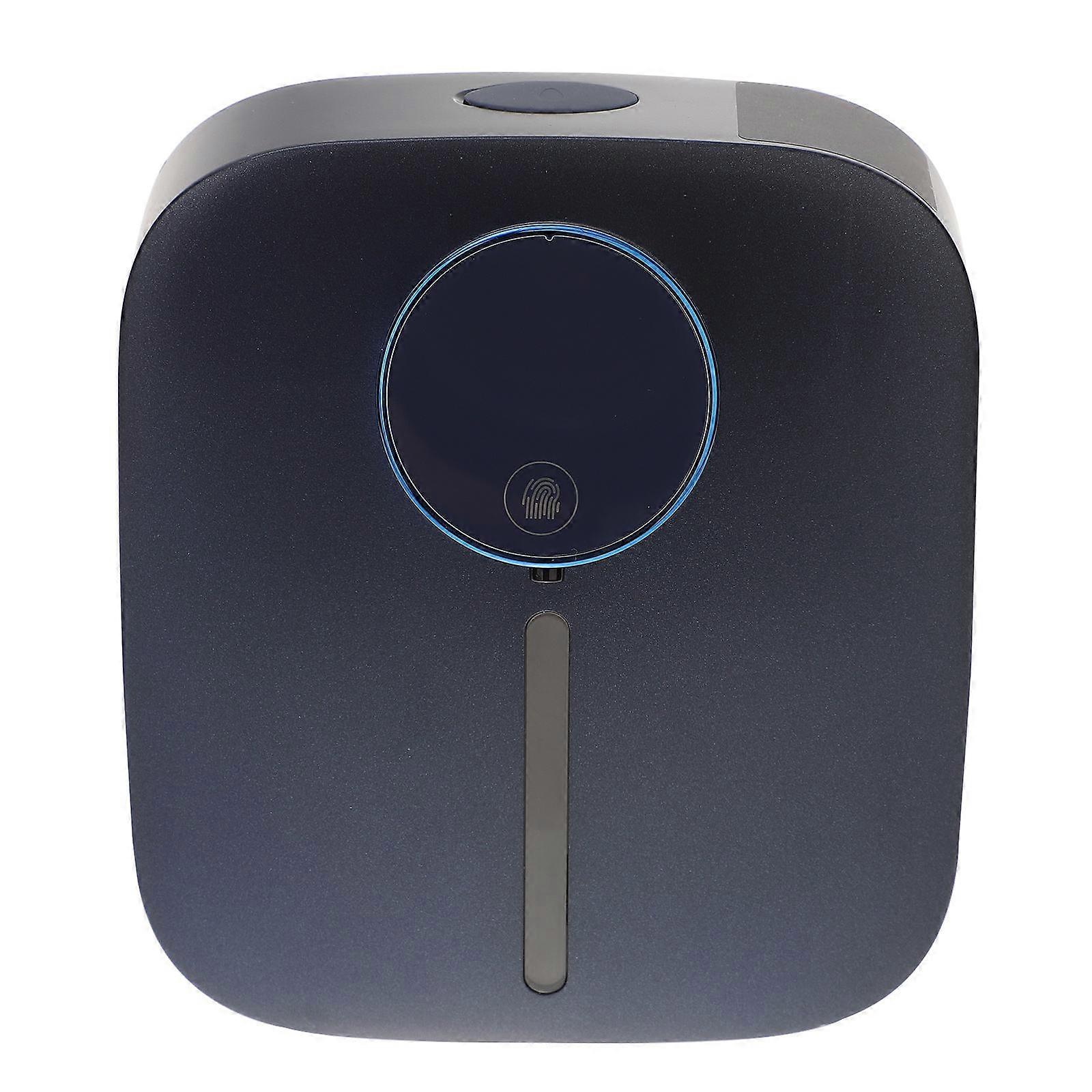 Usb Charging Wall-Mounted Foaming Dispenser Touch-Free For Family Dark Blue 16X14CM 3 Levels Adjustable Foam Amount 1Pack