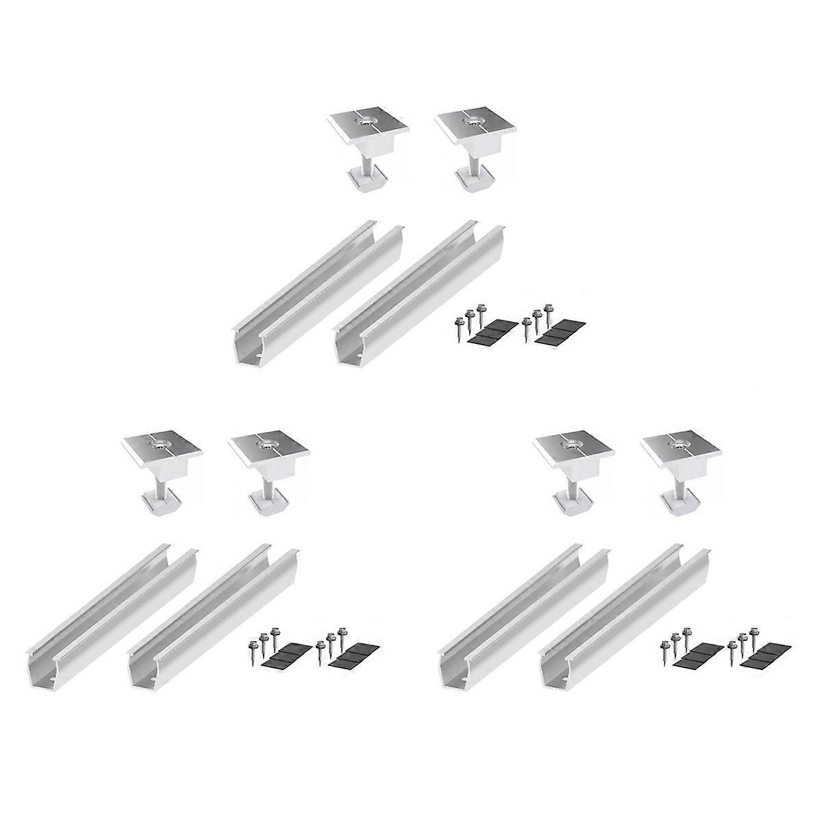 Solar Panel Mount Bracket Rails Clamp Fastening Module Mount, 30mm