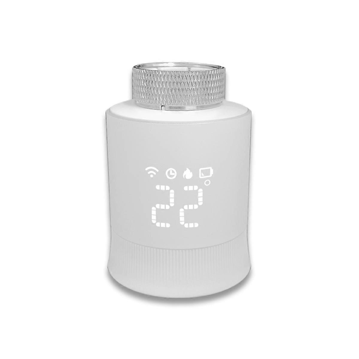 Smart Radiator Thermostat, ZigBee Thermostatic Radiator Valve, Mini TRV for Heating, Works with Home