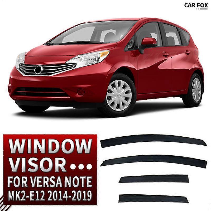 Applicable For Nissan Versa Note 2014-2019 Car Window Visor Awning Shelters Windshield Side Window Rain Sun Shade Accessories Car Styling