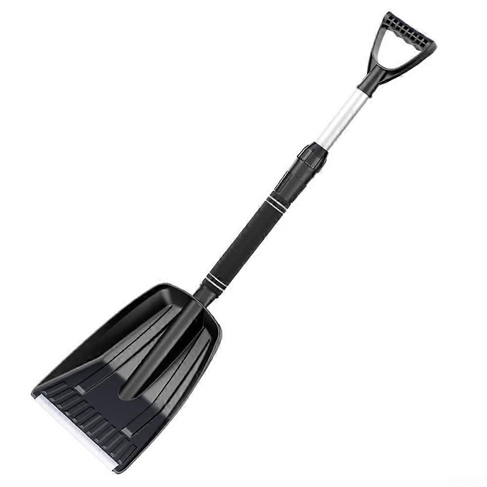 Efficient and stable adjustable handle for snow shovel, perfect for winter cleaning activities
