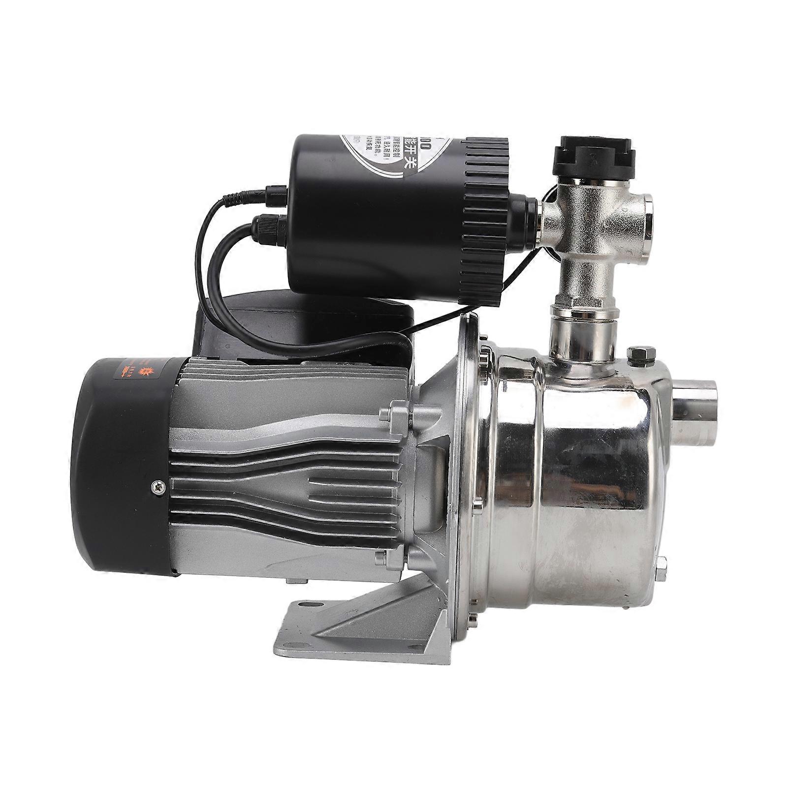 圧力ブースターポンプステンレス鋼自吸式自動ハイリフトジェットポンプウォーターヒーターバスルーム用370W 220V UKプラグ