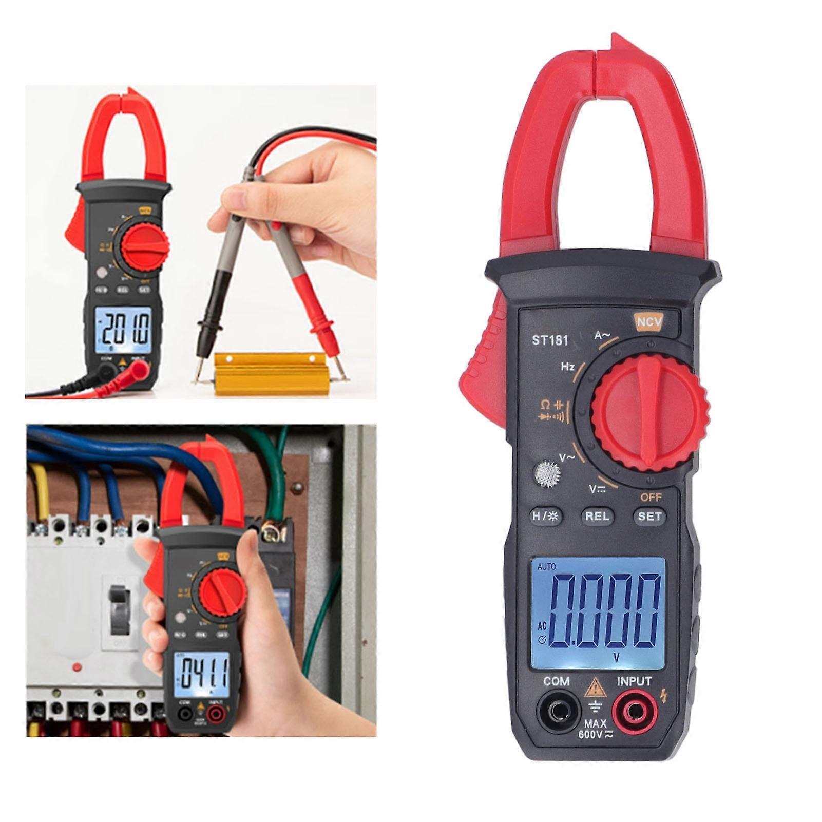 Digital Clamp Meter Accurate Measurement Faults Locate Backlit Clamp Multimeter Voltage Tester for Current Resistance 