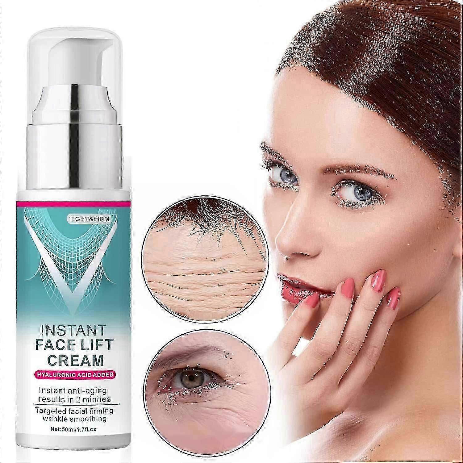 Convient pour la crème liftante instantanée pour le visage, la crème raffermissante aux extraits de plantes, le sérum anti-âge pour le cou et les yeux, lisse les rides et ridules, raffermit la peau-jc