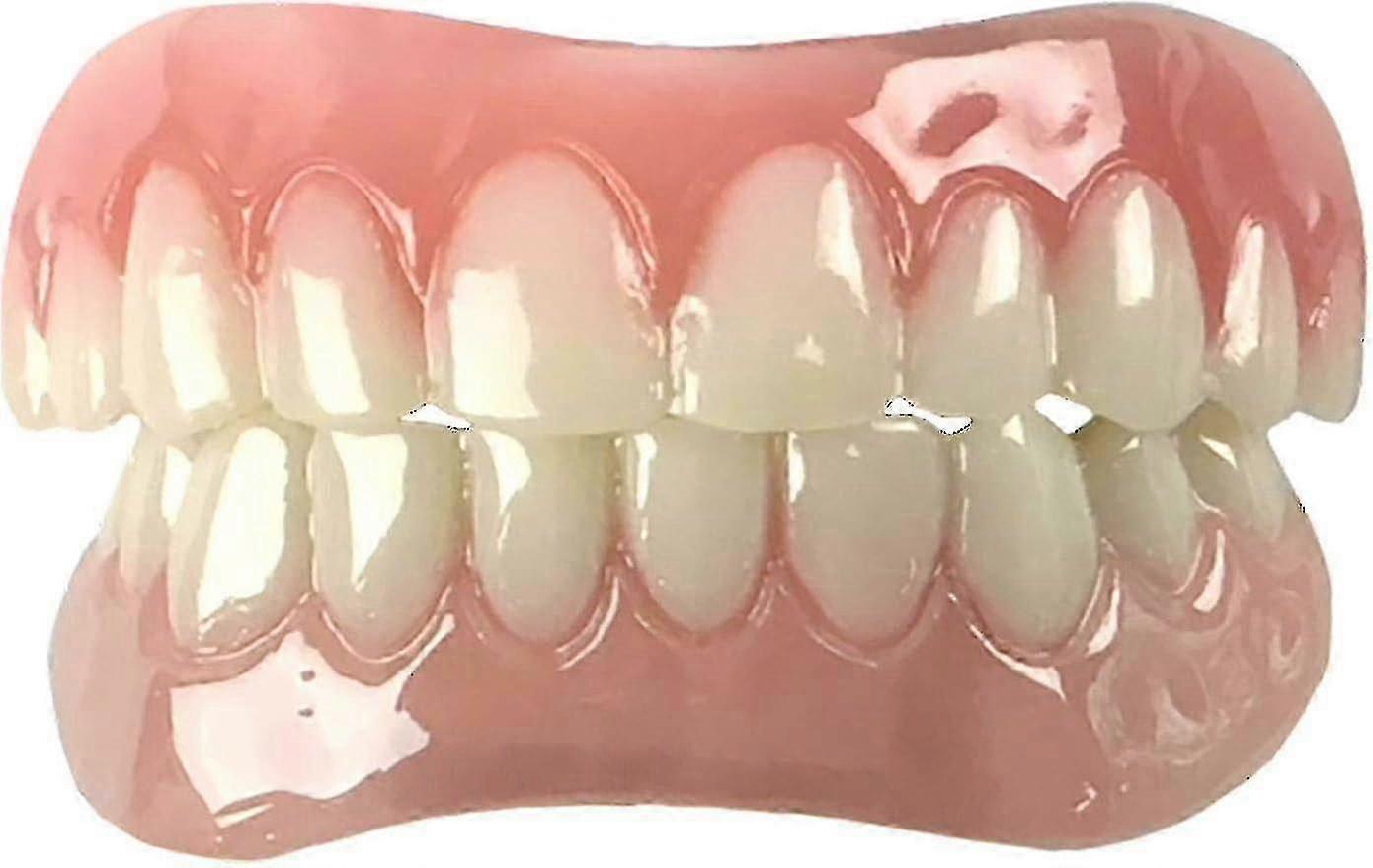 Instant Smile Comfort Fit Flex Teeth - Set Superiore e Inferiore Matching Shade Natural! Ripara il tuo sorriso a casa in pochi minuti!