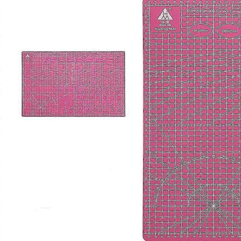 A2 Grid Line Cutting Board - Craft Card, Double-sided Manual Cutting Pad