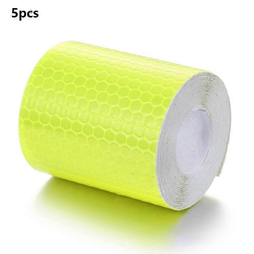 Self-adhesive reflective tape set, 3 rolls of 3 m and 10 reflective stickers, strong hold and reflection for safety