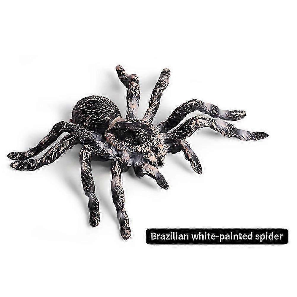 2Pcs 9.5cm Realistic Spider Insect Model Toy Scary Prop