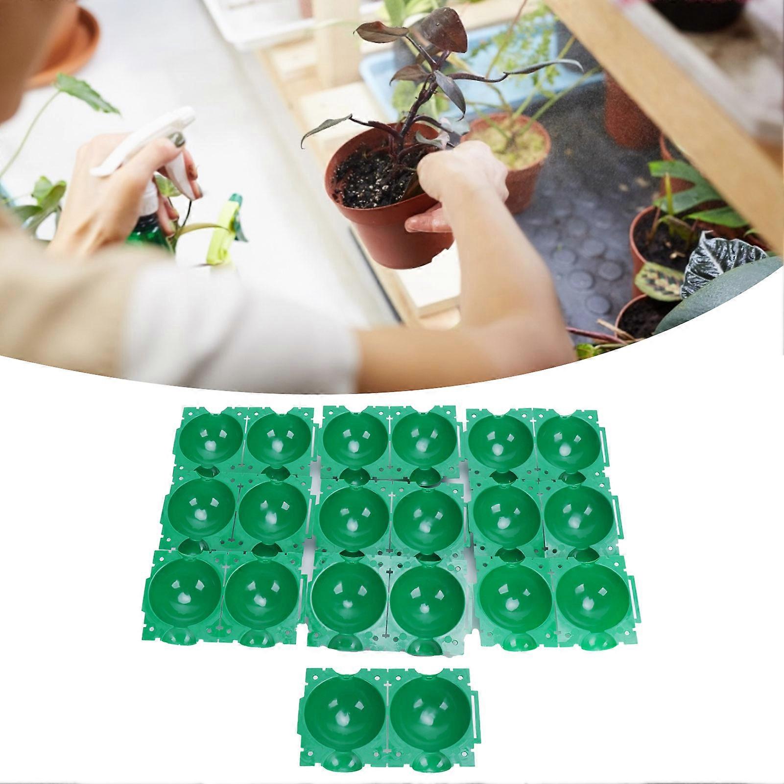 Reusable Plant Rooting Device Propagation Ball Green S 10PCS 68x55x53mm