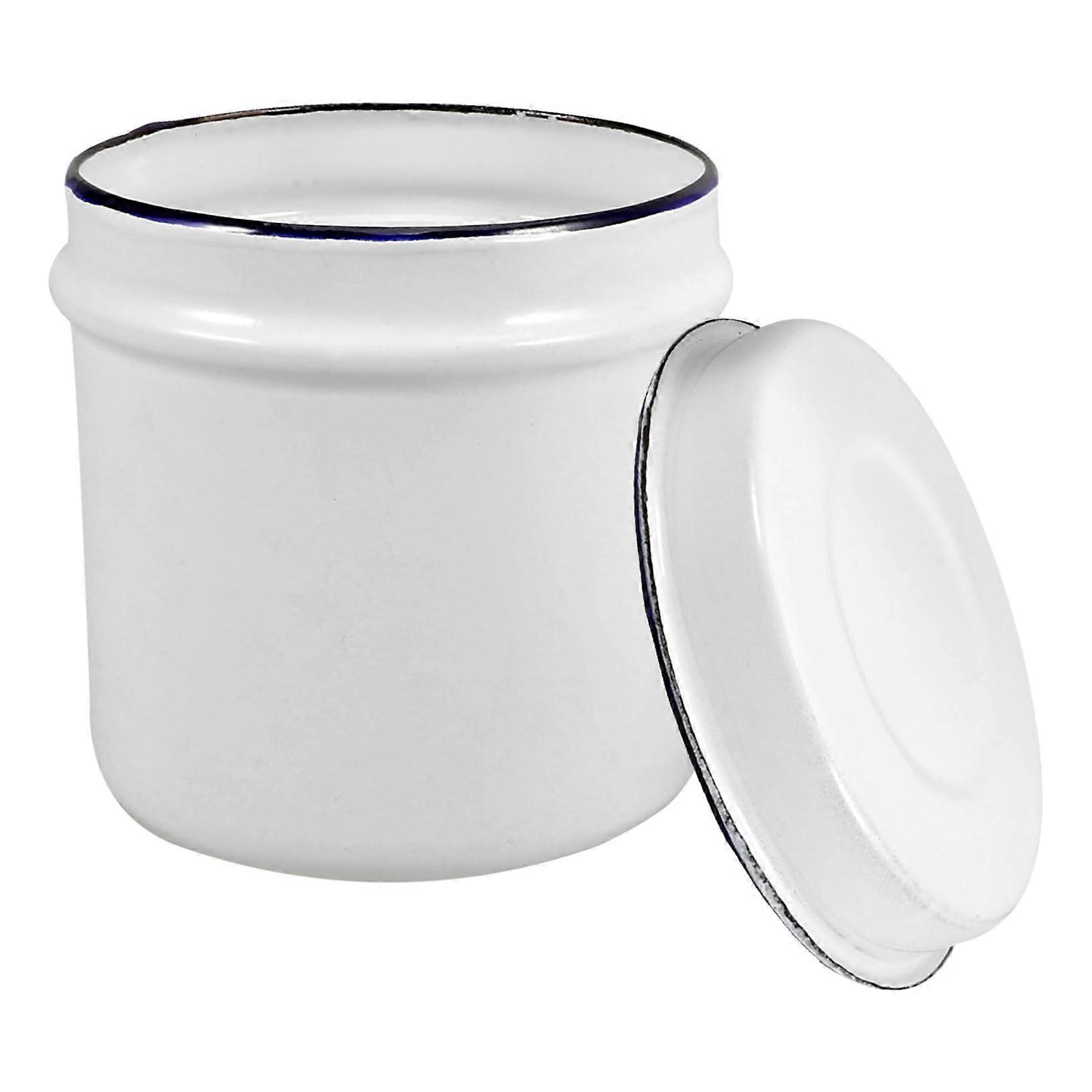 Cotton Glass Case With Lid Container