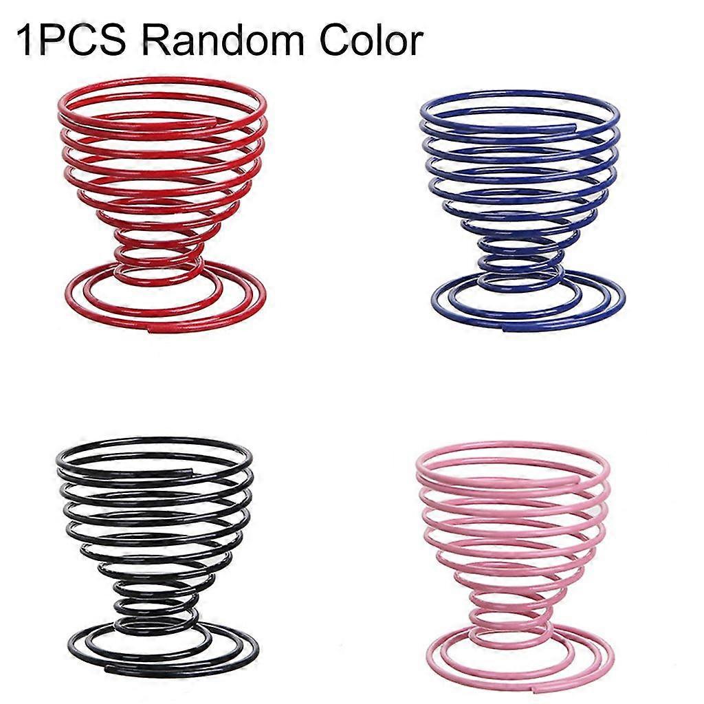 Household Multifunctional Stainless Steel Spring Egg Cup Makeup Sponge Stand Display Stand