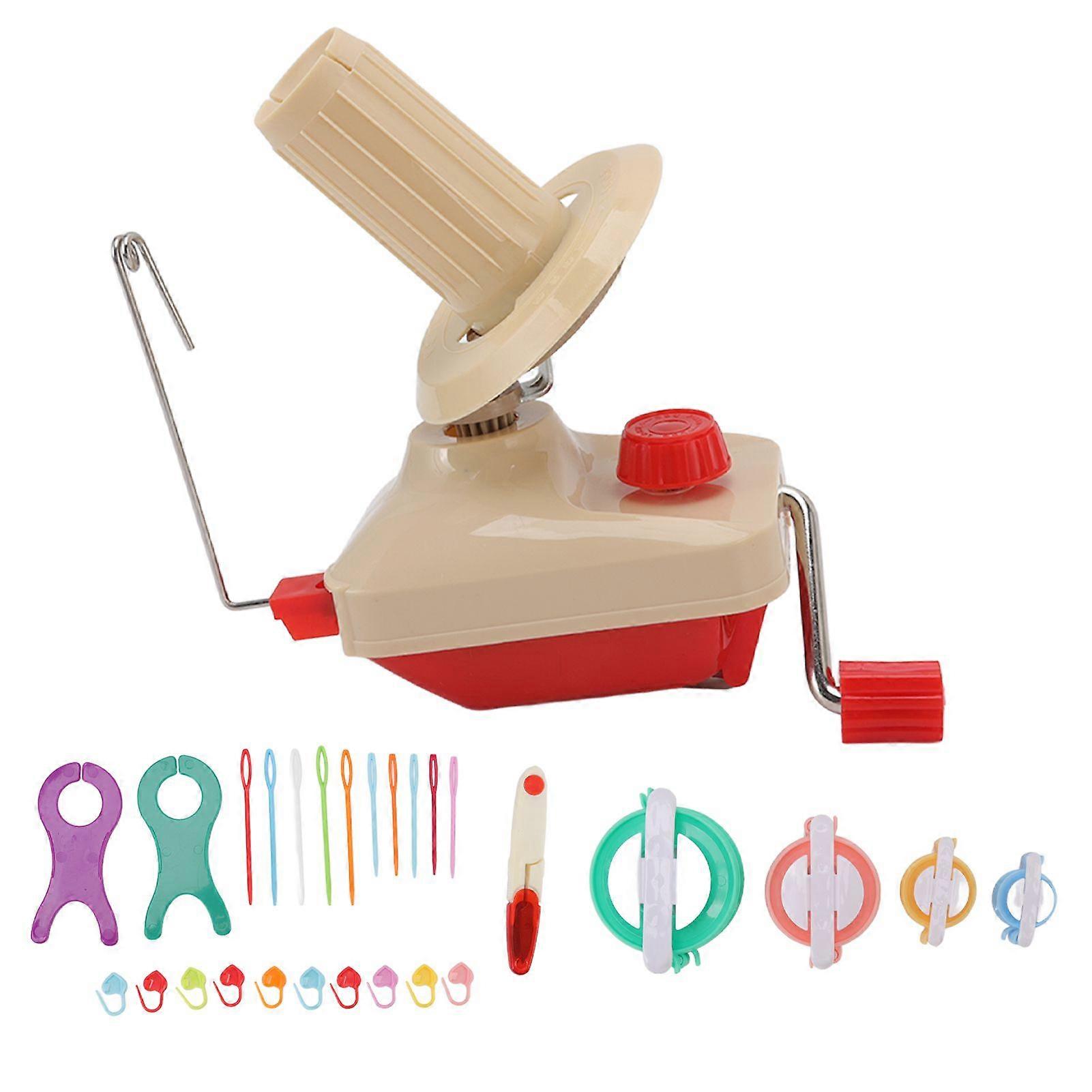 2025 Πιό πρόσφατο μοντέλο 28pcs Yarn Winder φορητή μικρή χειροποίητη μπάλα νημάτων