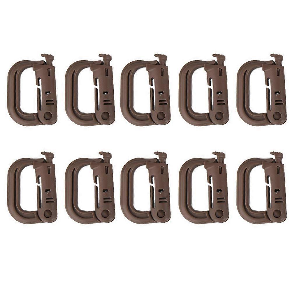 D-Shaped Belt Buckle With Resistance To Corrosion Solar Heating Resistance Suitable For Backpack Life 10Pcs