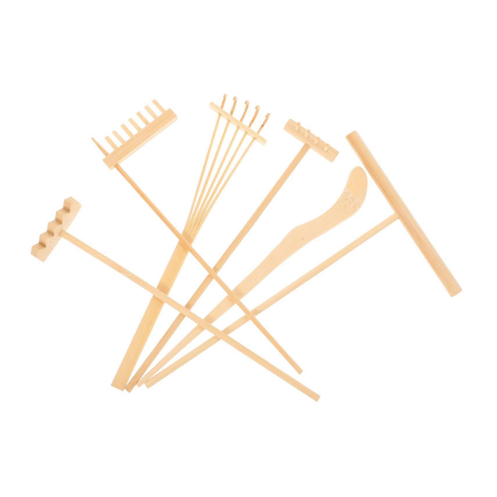 Mini Zen Garden Rake Set for Bonsai Plants Small Desktop Decor Sand Rake