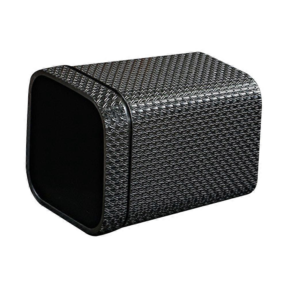 Waste Paper Bucket Office Waste Management Square Simple Style Black 30x23cm 1Pack