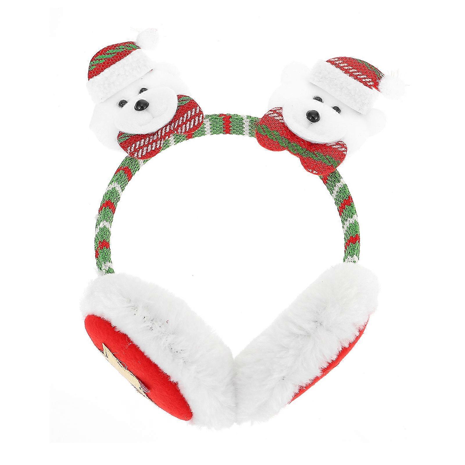 Decorative Earmuff Winter Ice Skating Snowboarding Skiing Warmth 1Pack