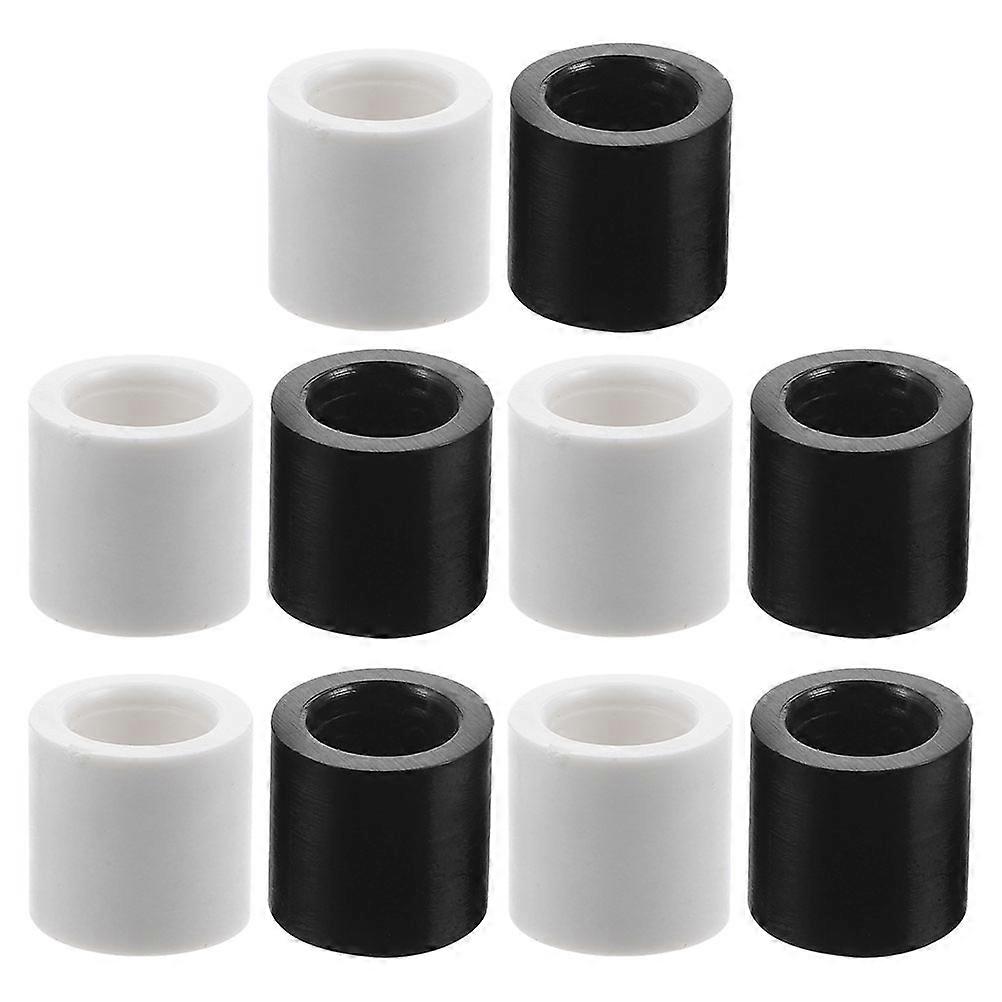 Billiard Cue Tooth Protection Cover Plastic Short Ferrule Enhanced Control for Players in Billiard Clubs 10Pcs