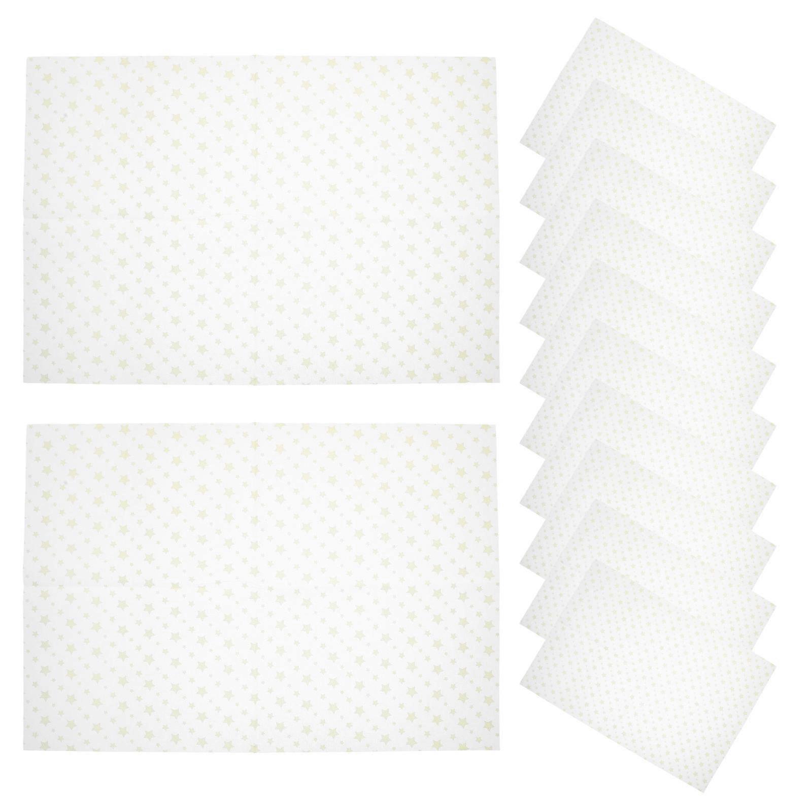 Fashionable Packaging Tissue Paper for Wrapping 100Pcs Star Print Sheets