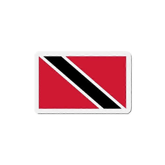 Trinidad and Tobago Flag Magnet - Multicolor - 7 cm - 50 pieces - Synthetic resin - Unisex