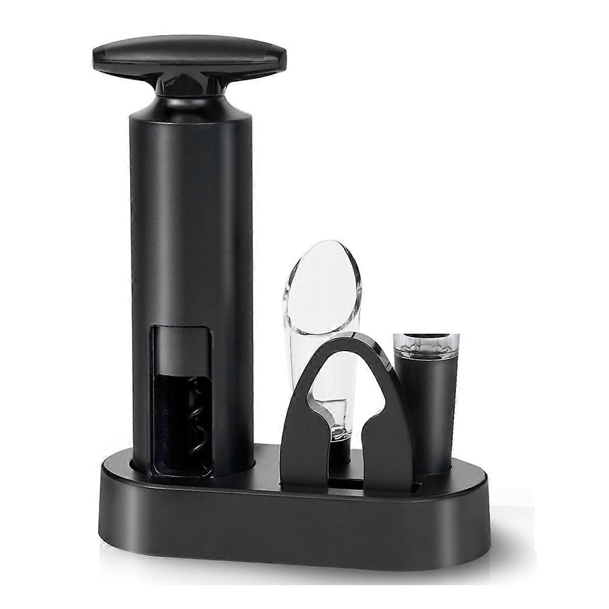 Wine Opener Set, Wine Corkscrew Bottle Opener Set with Foil Cutter, Pourer, Vacuum Stopper, Wines B