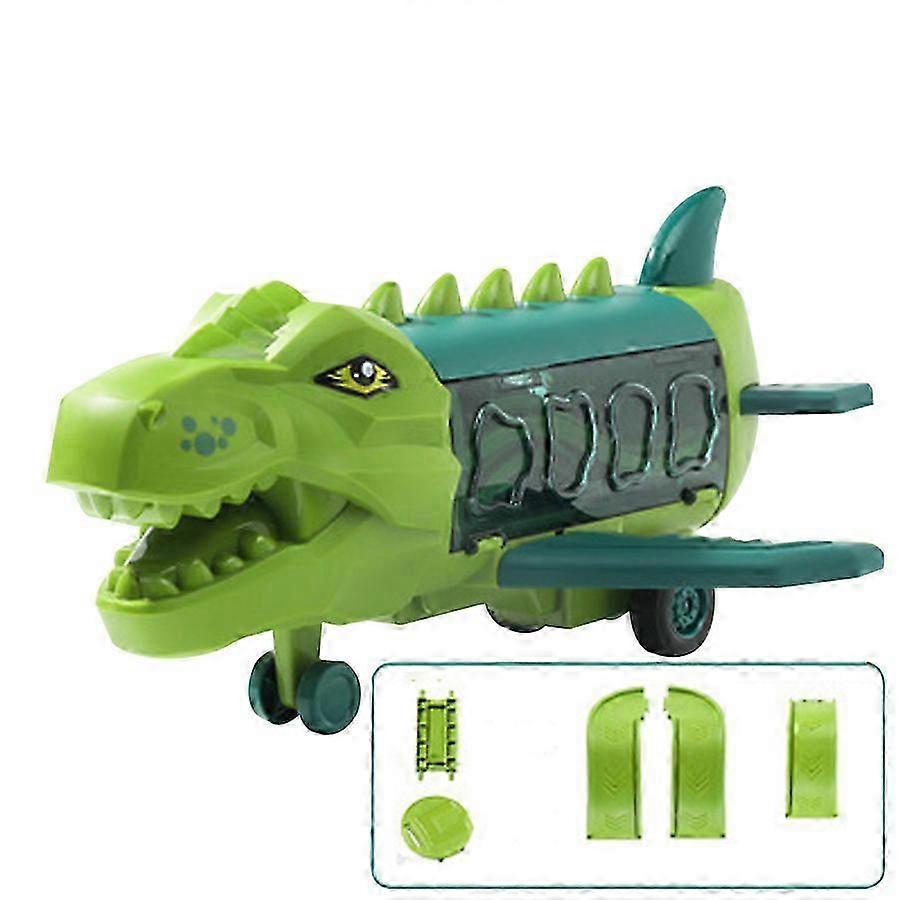 Transforming Dinosaur Airplane Track Set for Kids - Interactive Toy with Dinosaurs & Flying Planes for Fun Playtime Adventures