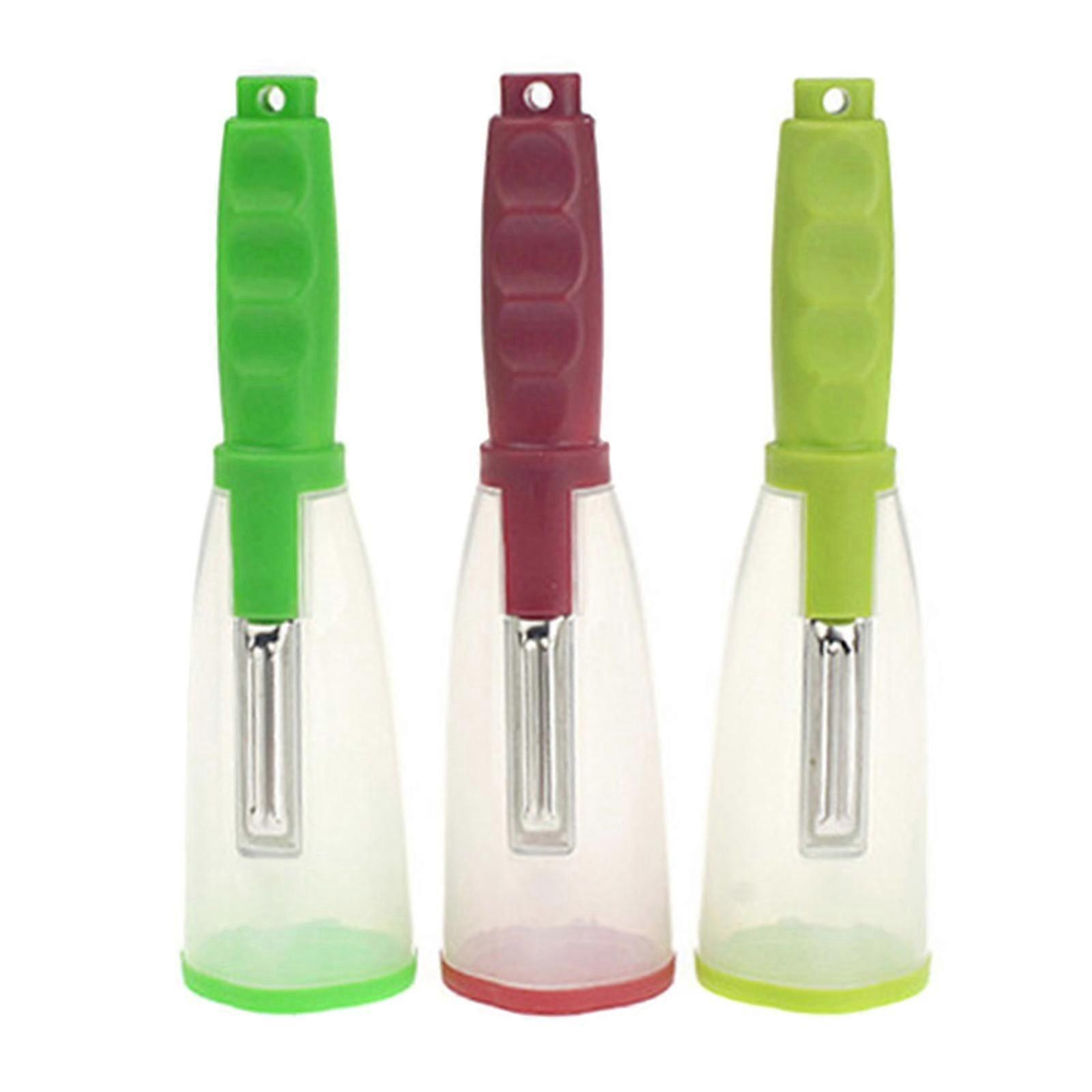 Multifunctional Storage Type Peeling With Trash Can Fruit Tool