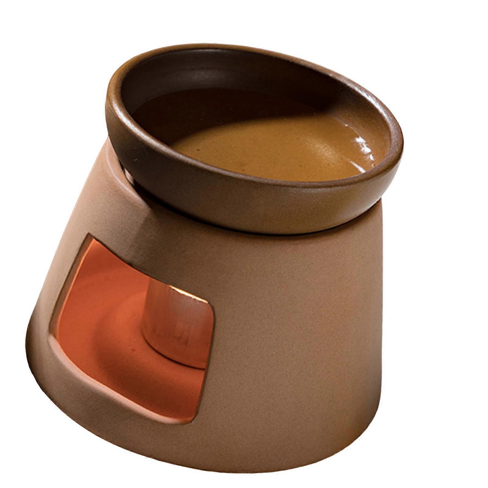 Ceramics Teas Warmer Teapot Heater Multipurpose Aromatherapies Function Diffuser Stove Candle Stand For Home Office Use Multicolor