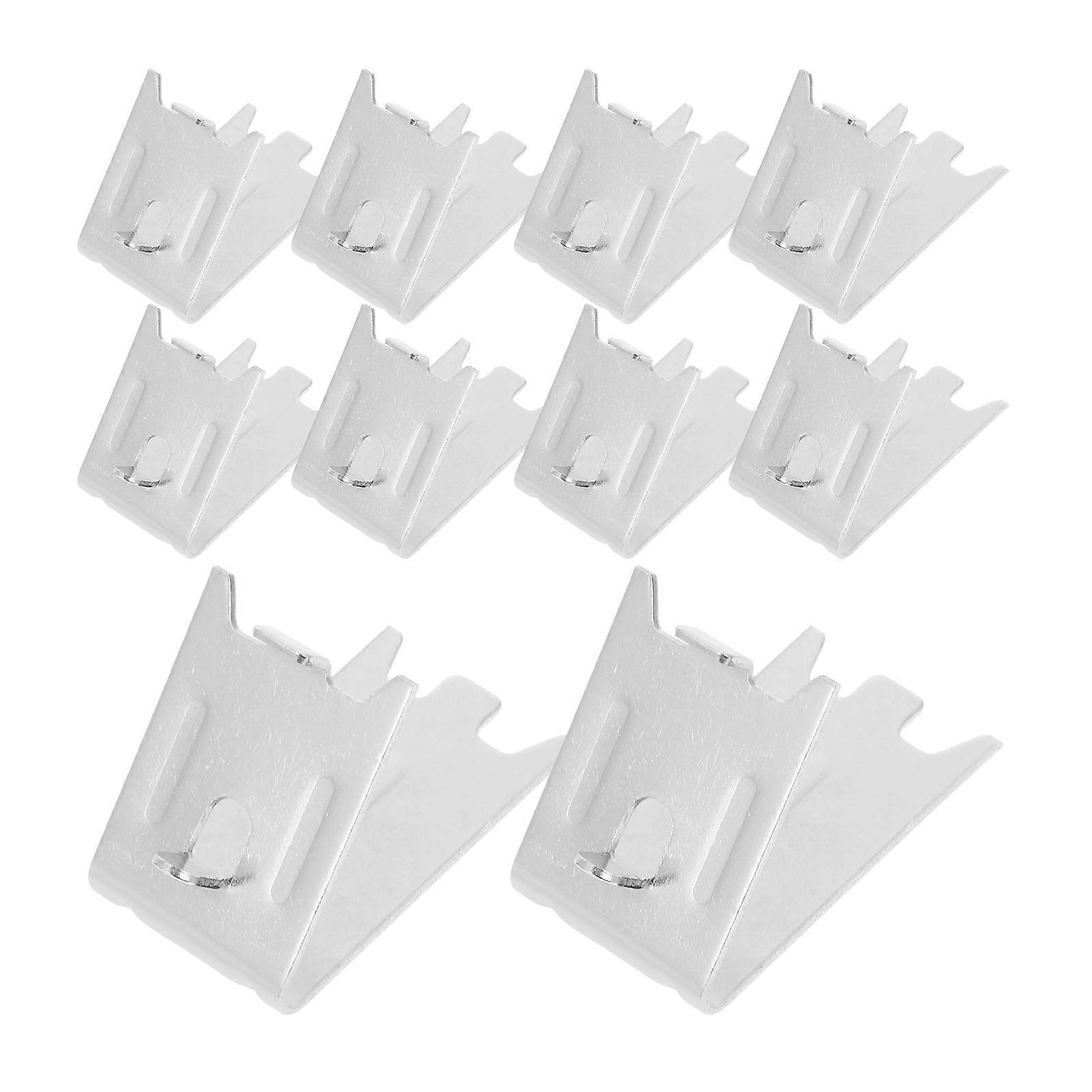 Fridge Shelf Support Clips with Stainless Steel Material for Secure Storage and Easy Installation