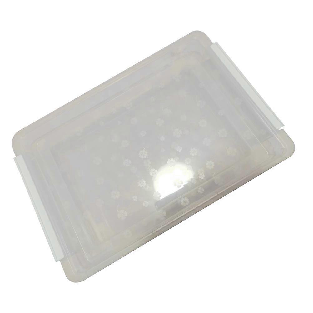 White PP Material Large Capacity File Box for Storage Use and Portable