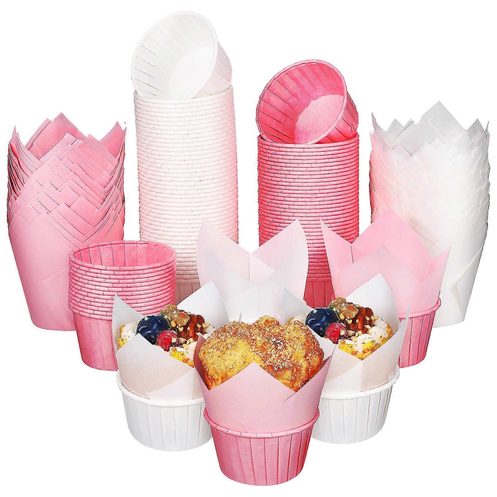 Dessert Paper Liners Muffin Liners For Baking Cup Shape Simple Design 200Pcs