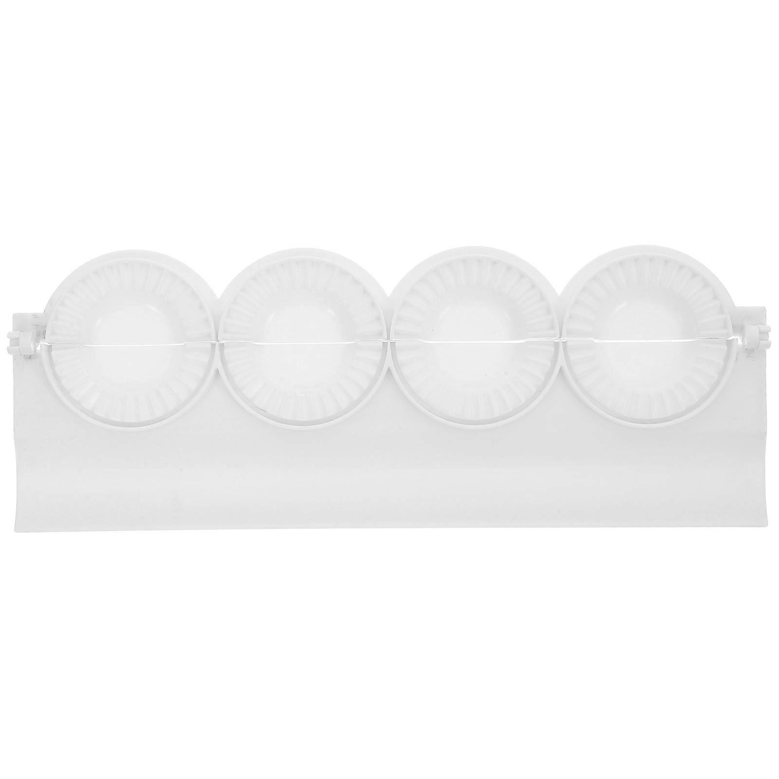 Dumpling Maker Molds Dumpling Press Convenience Versatile Kitchen Utensils White 1Set