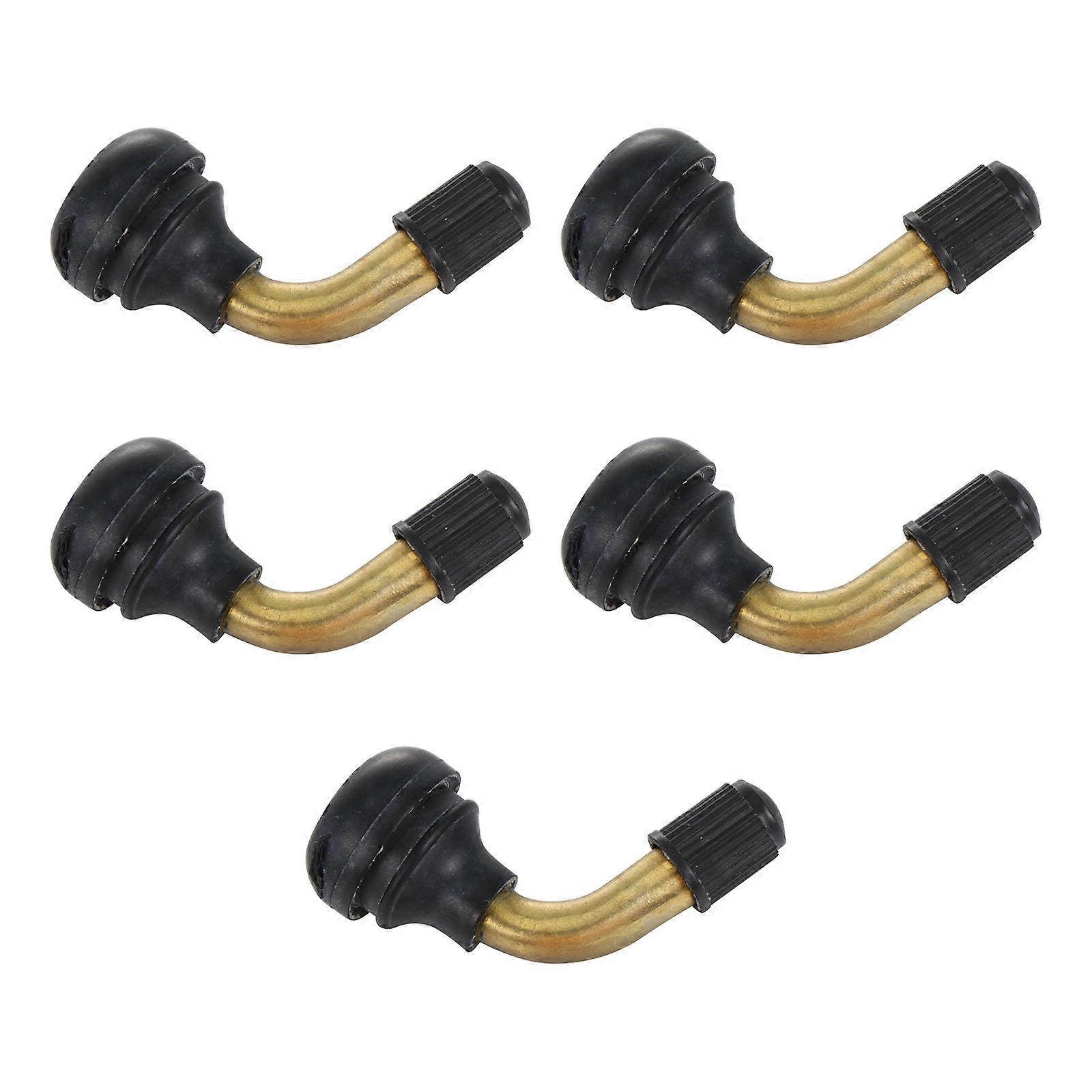 Tire Stem Extender with 45 Degree Angle Design for Easy Access and Daily Maintenance Black