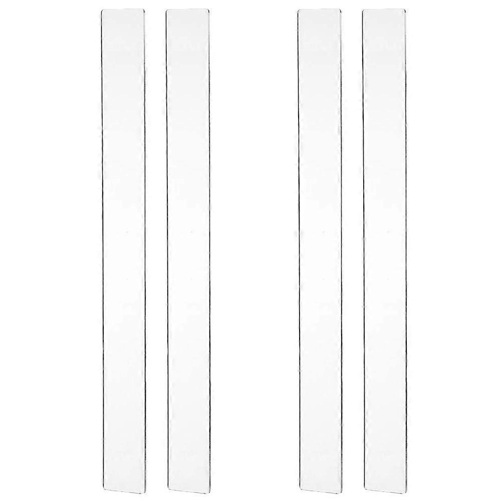 2 Pairs Dough Rolling Pin Guides Dough Kneading Help Dough Thickness Strips for Baking