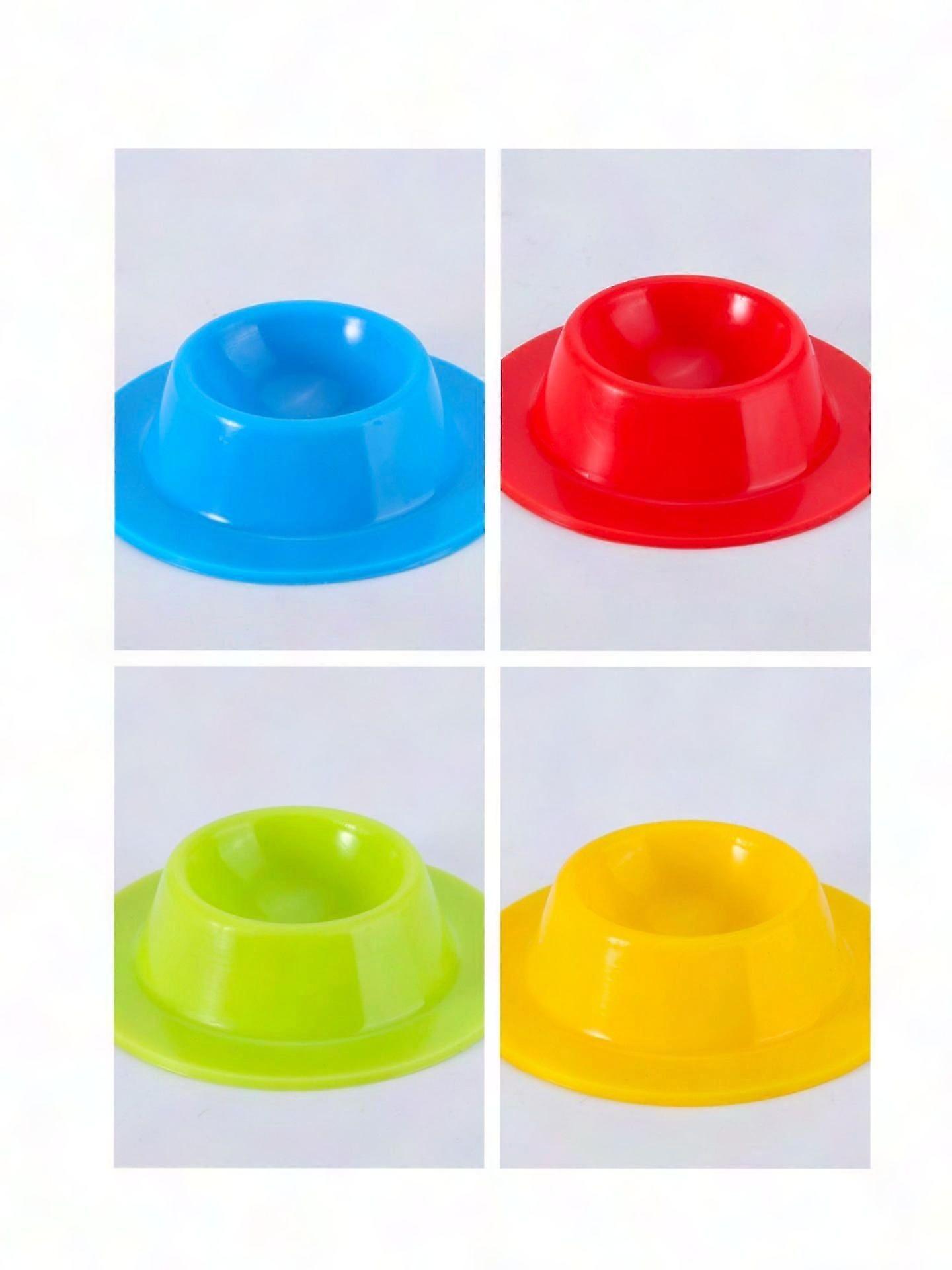 Silicone Egg Holder Set for Kitchen - 4 Piece Boiled Egg Cup Breakfast Set