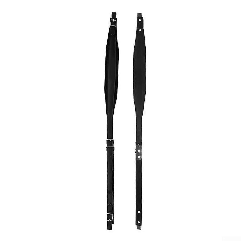 Sophisticated design of the adjustable accordion strap to enhance musical playability (black)'