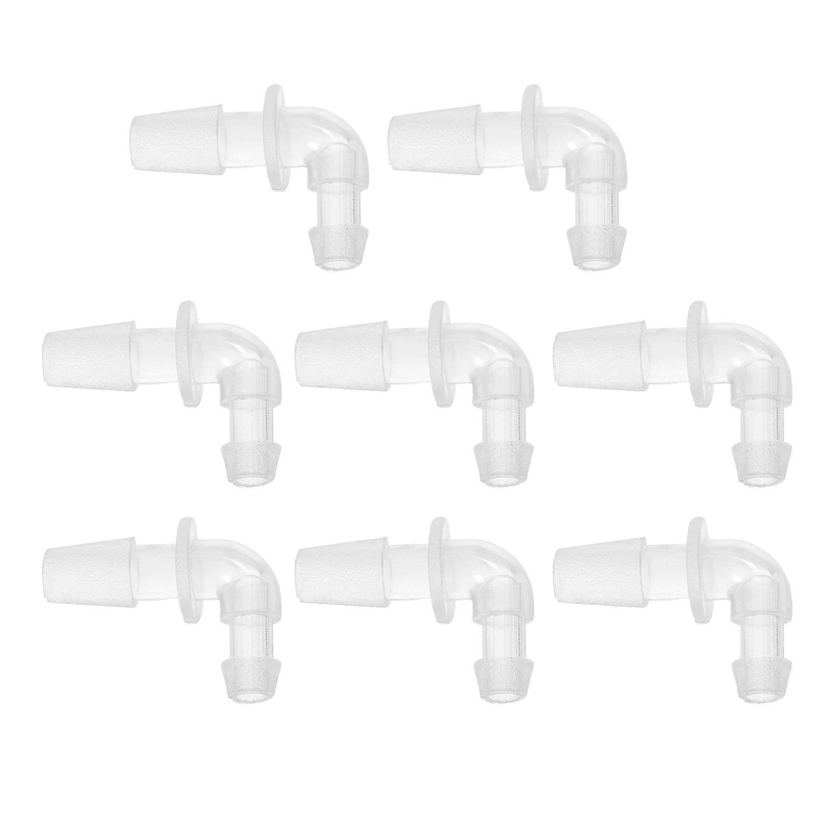 Hearing Amplifier Connector for Hearing Aids Transparent Plastic 25pcs Lightweight Design Easy to Use